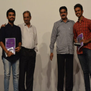 1st runners' up of AQ 2017- Sandip Kale and Kushal Darda from VITs' PVP college of Architecture